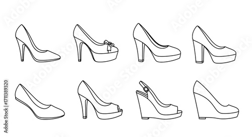 Elegant High Heels Collection Various Designs for Women