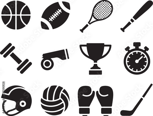 Win your game with these dynamic sports icons