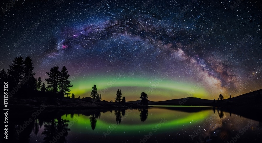 Fototapeta premium OLED wallpaper landscape