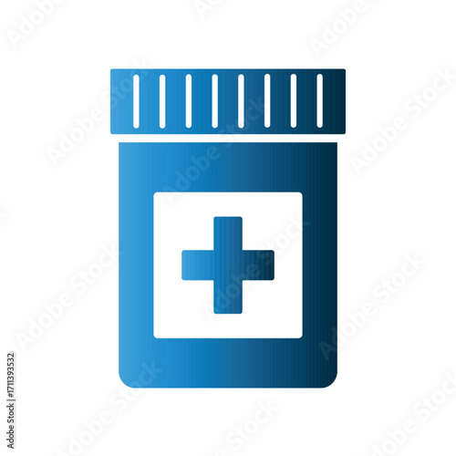 Medicine Jar icon design template