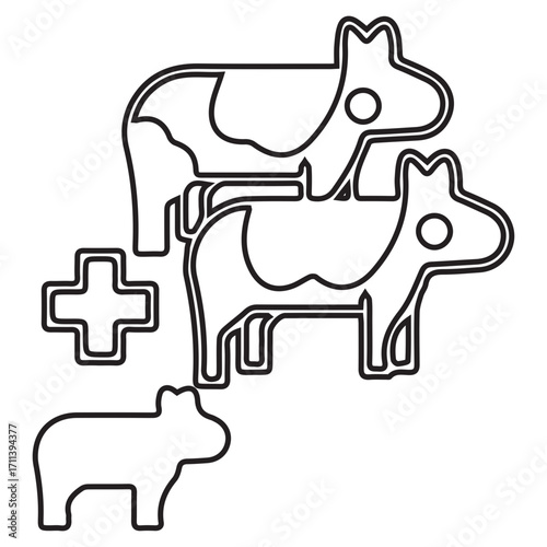 Cattle Breeding Icon