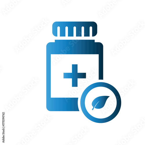 Medicine Jar icon design template