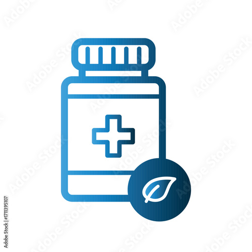 Medicine Jar icon design template