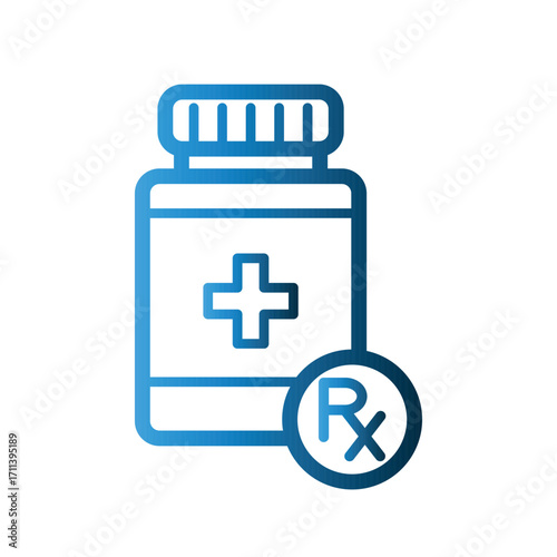 Medicine Jar icon design template