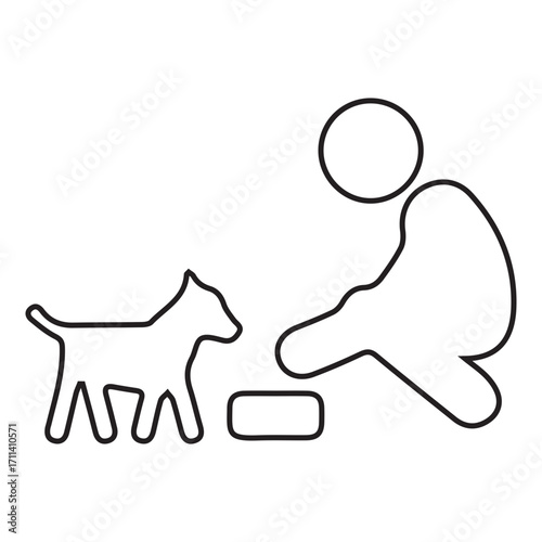 Dog Feeding Time