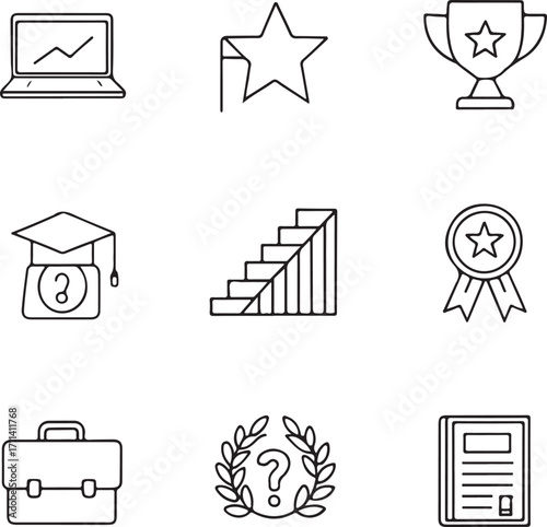 Icons for Success and Career Development