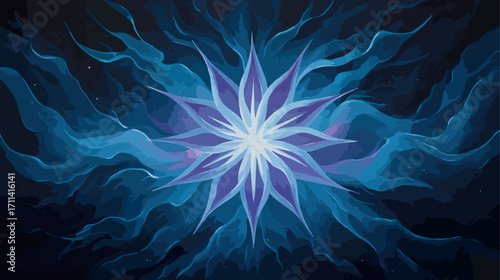 Abstract flower design