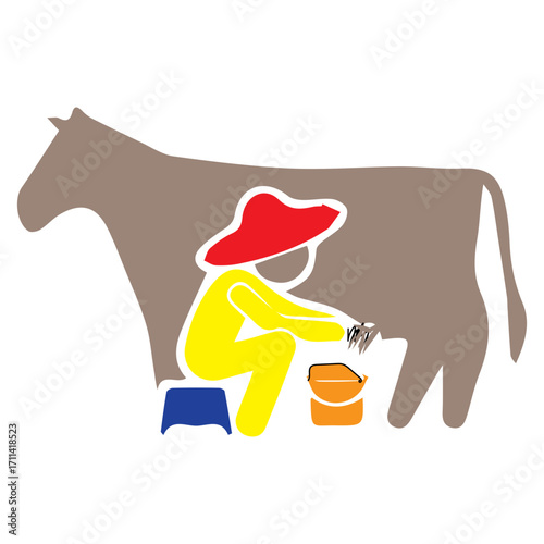 Milking Cow Icon