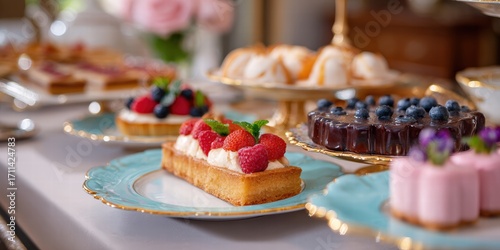 Delicious Assorted Pastries and Cakes for Dessert Lovers