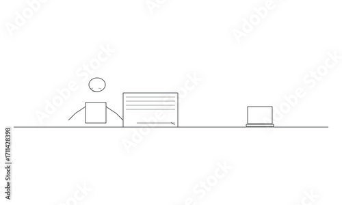 Client Signing Legal Agreement – Vector Scene of Business Contract, Signature & Professional Deal
