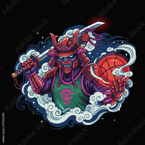 Samurai Basketball Fusion Ancient Warrior Meets Modern Sport