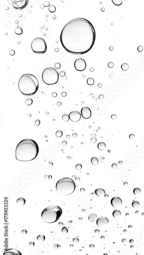 Abstract image of bubbles rising