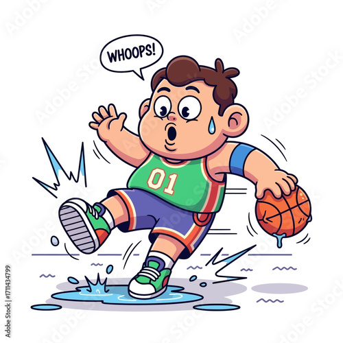 Oops! Basketball Slip