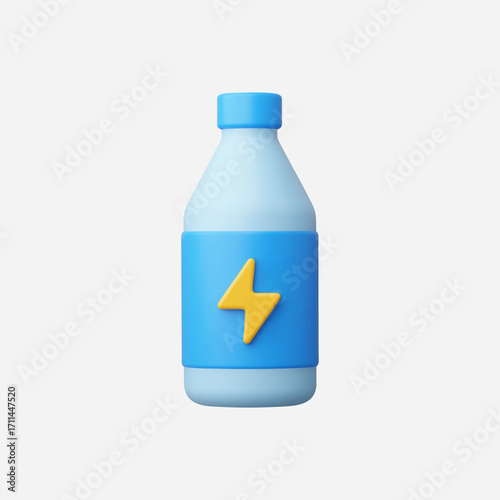 3d Realistic Energy Drink icon vector Illustration