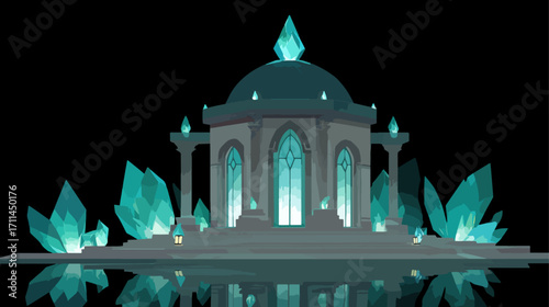 Crystalline structure in dark environment