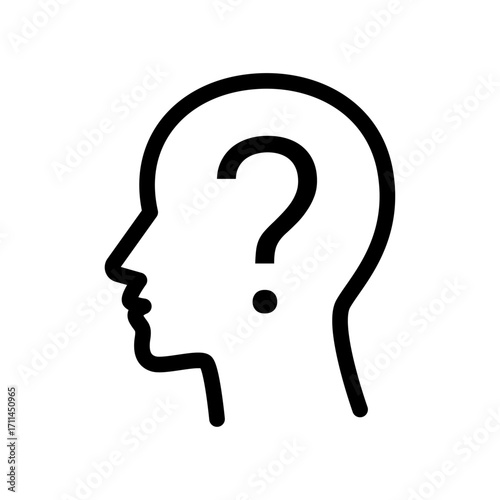 Question and Inquiry Line Icon of Scientific Method Icon Set