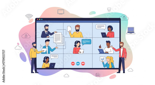 Remote Work Social Hub