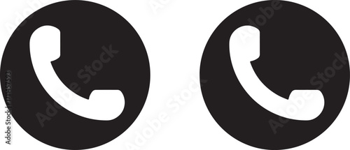 phone, call, contact, communication, telephone, receiver, icon, symbol, graphic, service, support, help, business, connection, mobile, technology, black, white, circle, simple, modern, user interface,