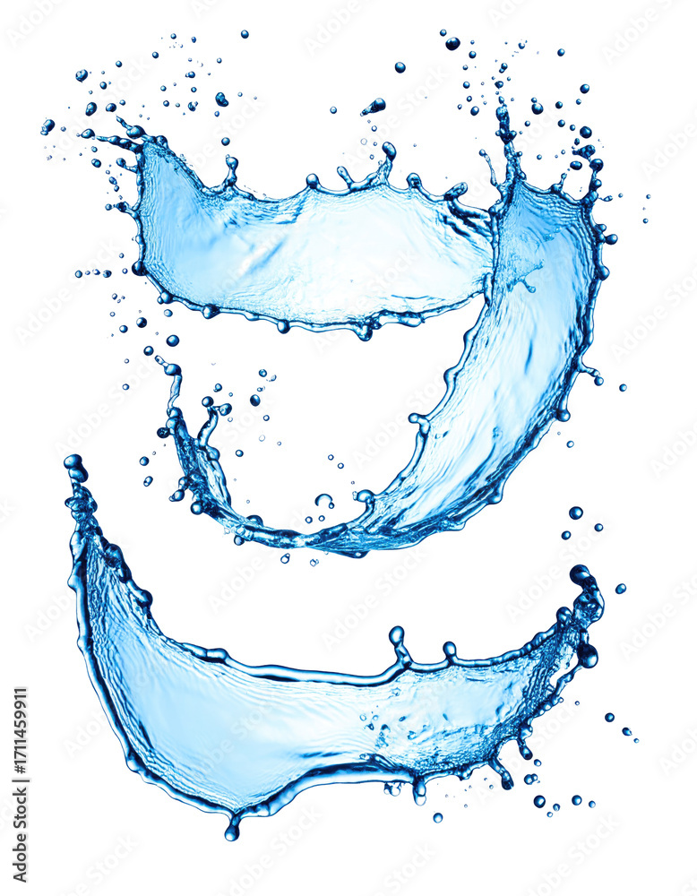 Obraz premium Abstract water splash art