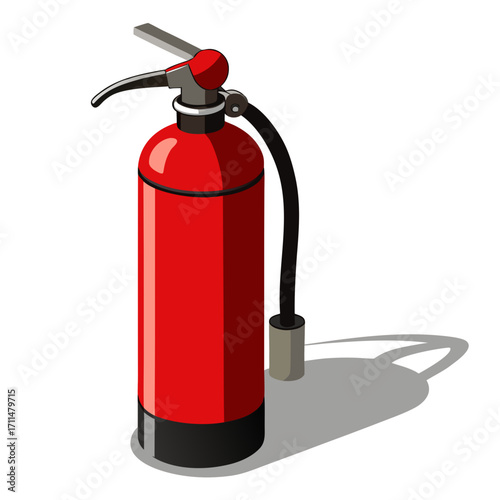 red fire extinguisher