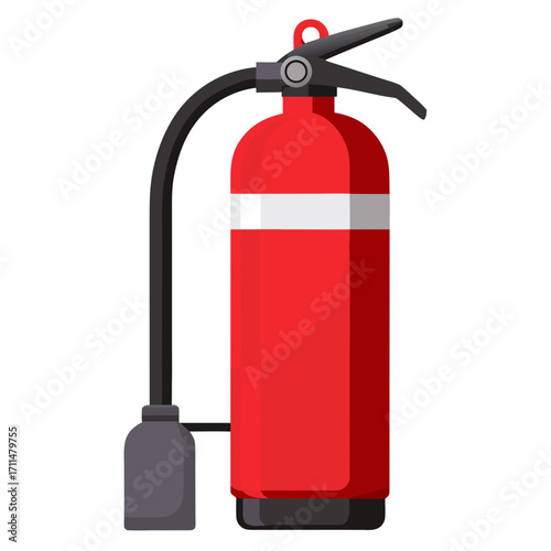 fire extinguisher isolated on white