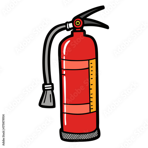 fire extinguisher vector illustration