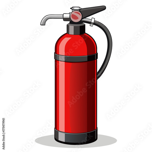 red fire extinguisher