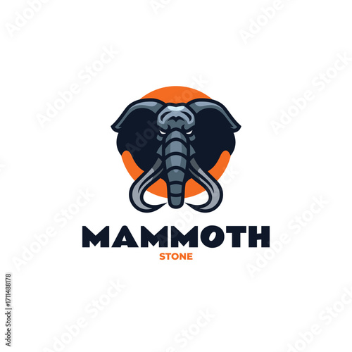 Mammoth Mascot Logo Design