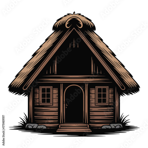 old wooden house