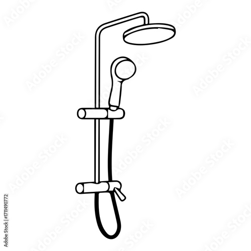 Shower Head Outline