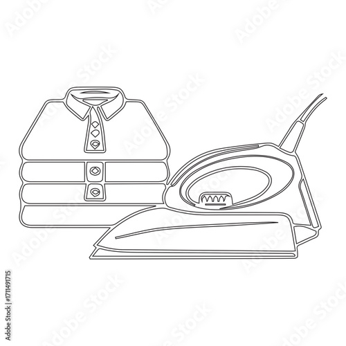 Ironing clothes