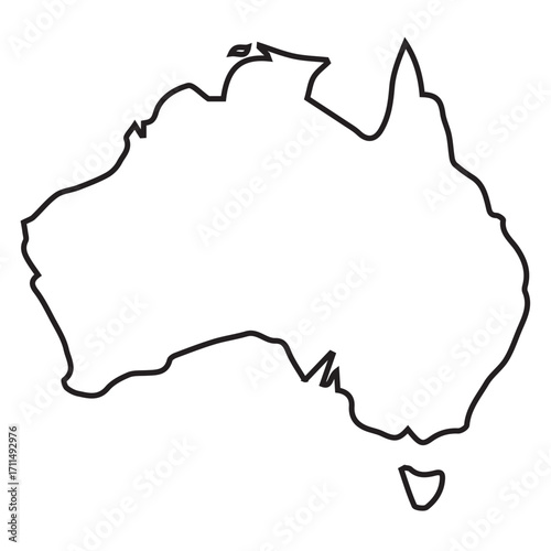 Australia Outline Map