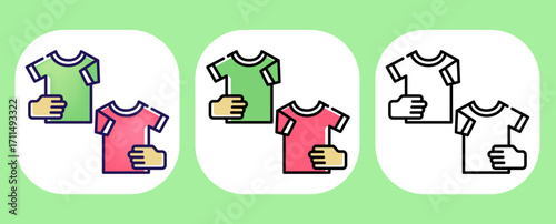 Jersey Exchange Gesture Football Icon