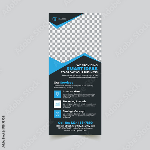 Corporate Business Rollup Banner Template