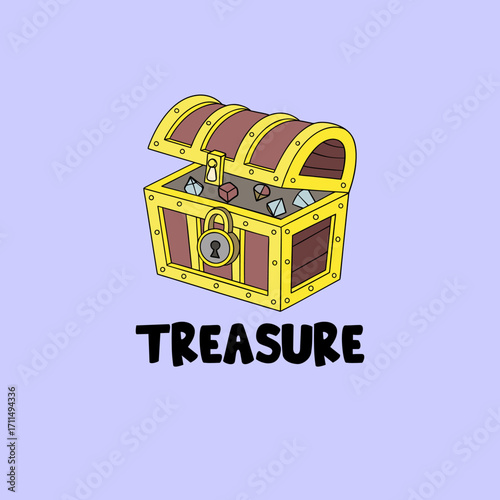 A Wooden Chest Full of Treasure