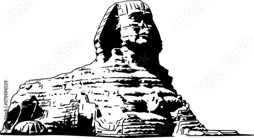 Majestic Sphinx statue iconic ancient Egyptian monument powerful symbol of history and mystery