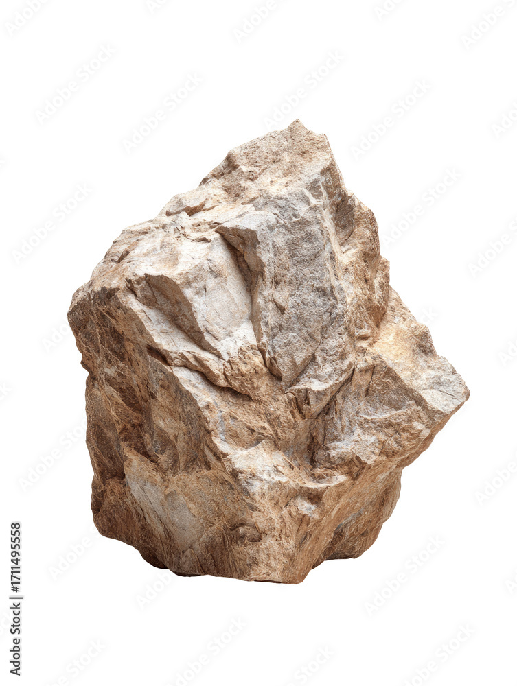 Obraz premium Light beige rock, irregular shape