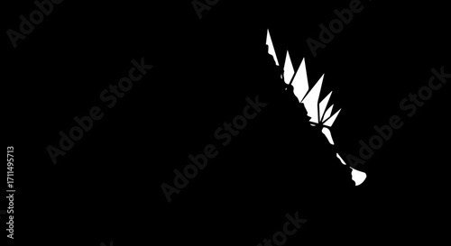 Dynamic abstract shattered glass shards explosion, modern artistic design, energetic motion, sharp fragments