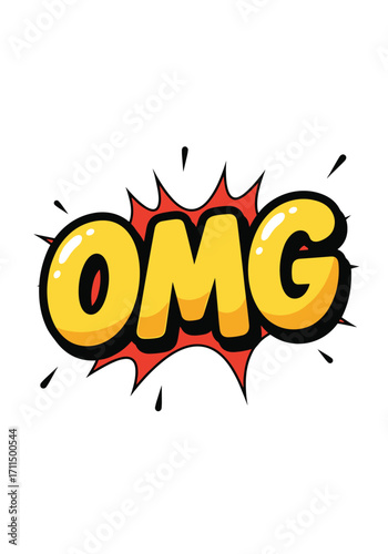 OMG Wow Amazing Fun Exciting Surprise Incredible Astonishment Entertainment Joy