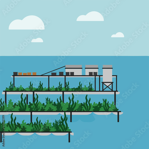 Floating farm