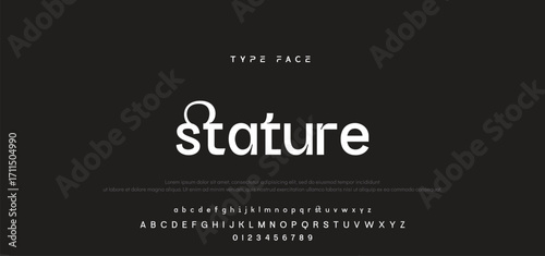 modern font alphabet. stylish fonts style. Typography custom logotype fonts.