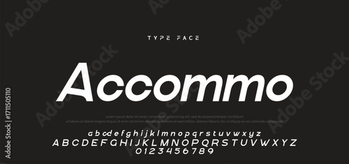modern font alphabet. stylish fonts style. Typography custom logotype fonts.