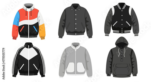 Diverse Selection of Stylish Jackets for Various Occasions A Comprehensive Guide to Jackets, Coats, and Outerwear – Casual, Formal, and Sporty Designs for Men and Women