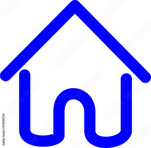 Home house residence dwelling illustration vector
