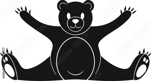 Teddy Bear Silhouettes Cute Design