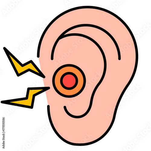 Earache Discomfort Icon