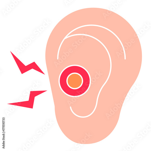 Inner Ear Pain Icon