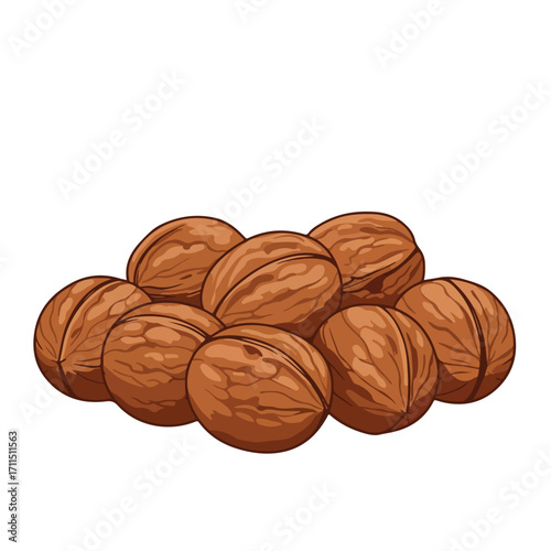 Grouping walnuts
