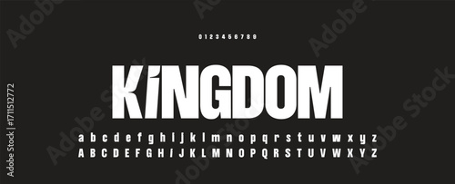 Modern Bold Font. Regular Italic and Number Typography urban style alphabet fonts for fashion, sport, technology, digital, movie, logo design, vector illustration.