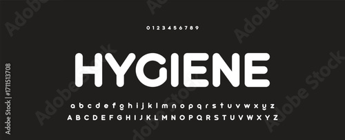 Modern Bold Font. Regular Italic and Number Typography urban style alphabet fonts for fashion, sport, technology, digital, movie, logo design, vector illustration.